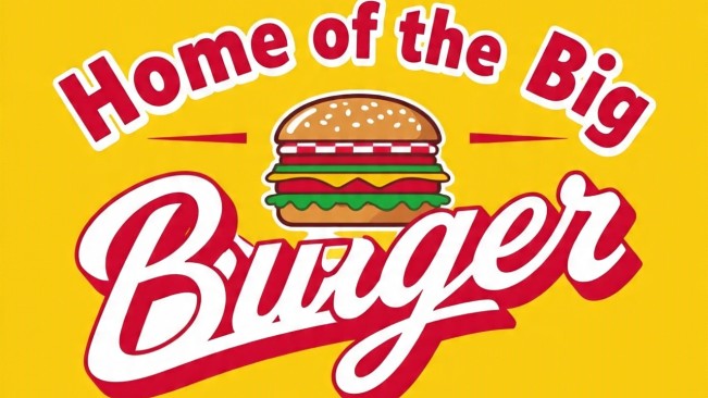 Ilustrasi burger. (Meta AI)